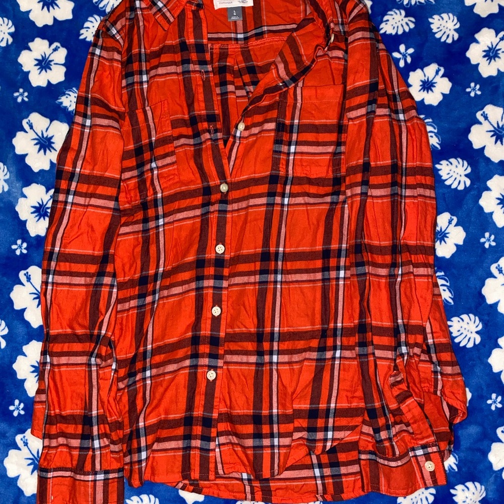 Old Navy Plaid Button Down Shirt